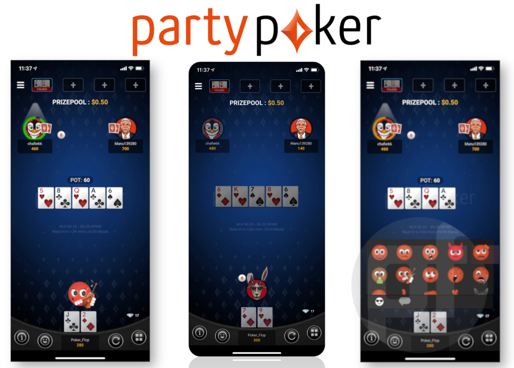 Мобильный клиент PartyPoker